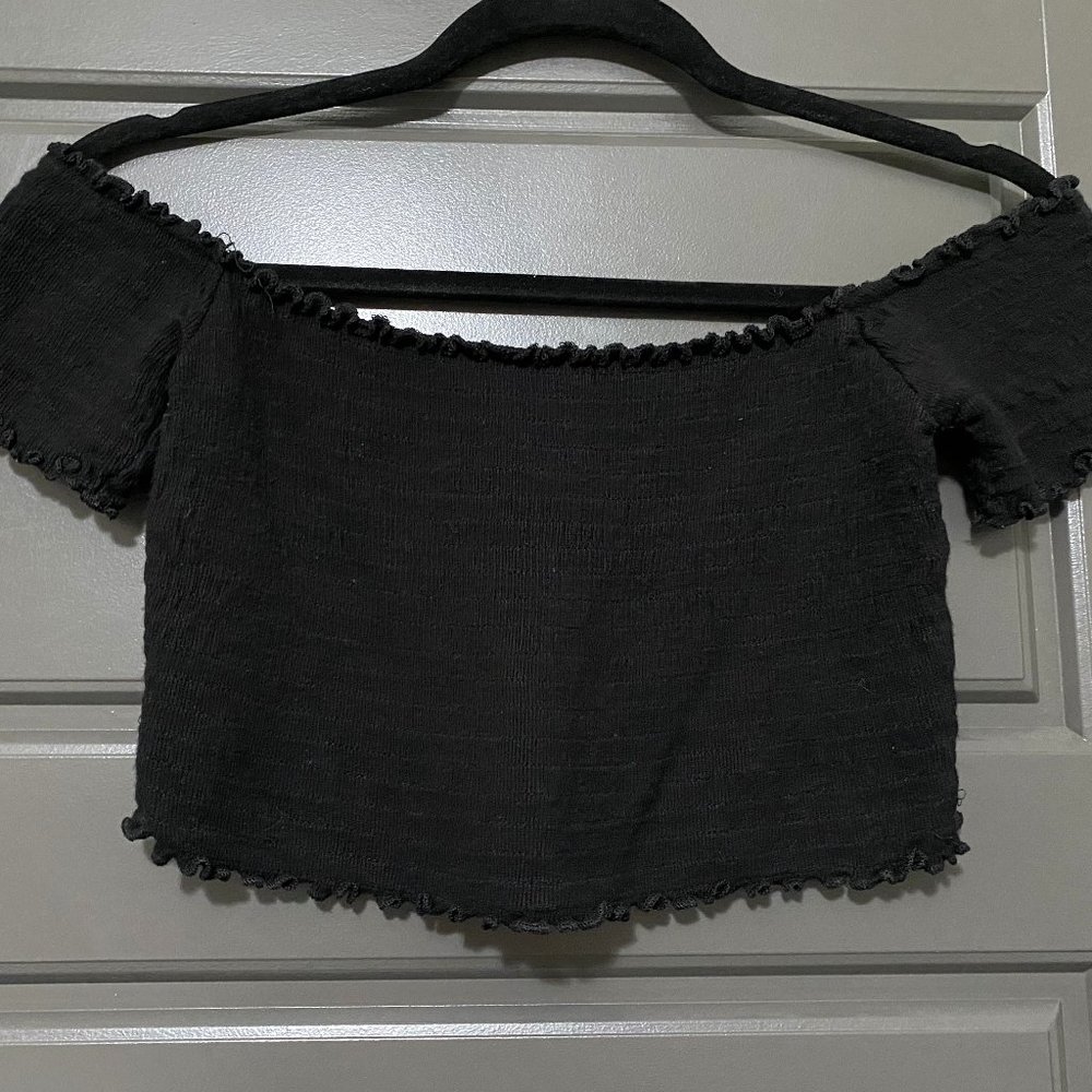 Black Crop Top